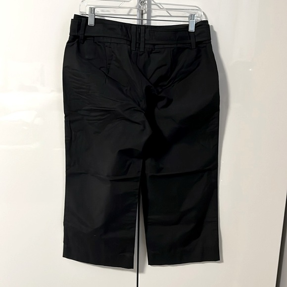 JACOB Wide Leg Crop Pant Cotton Nylon with Belt - Picture 3 of 9